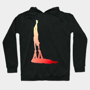 A women’s trio doing double support handstand Hoodie